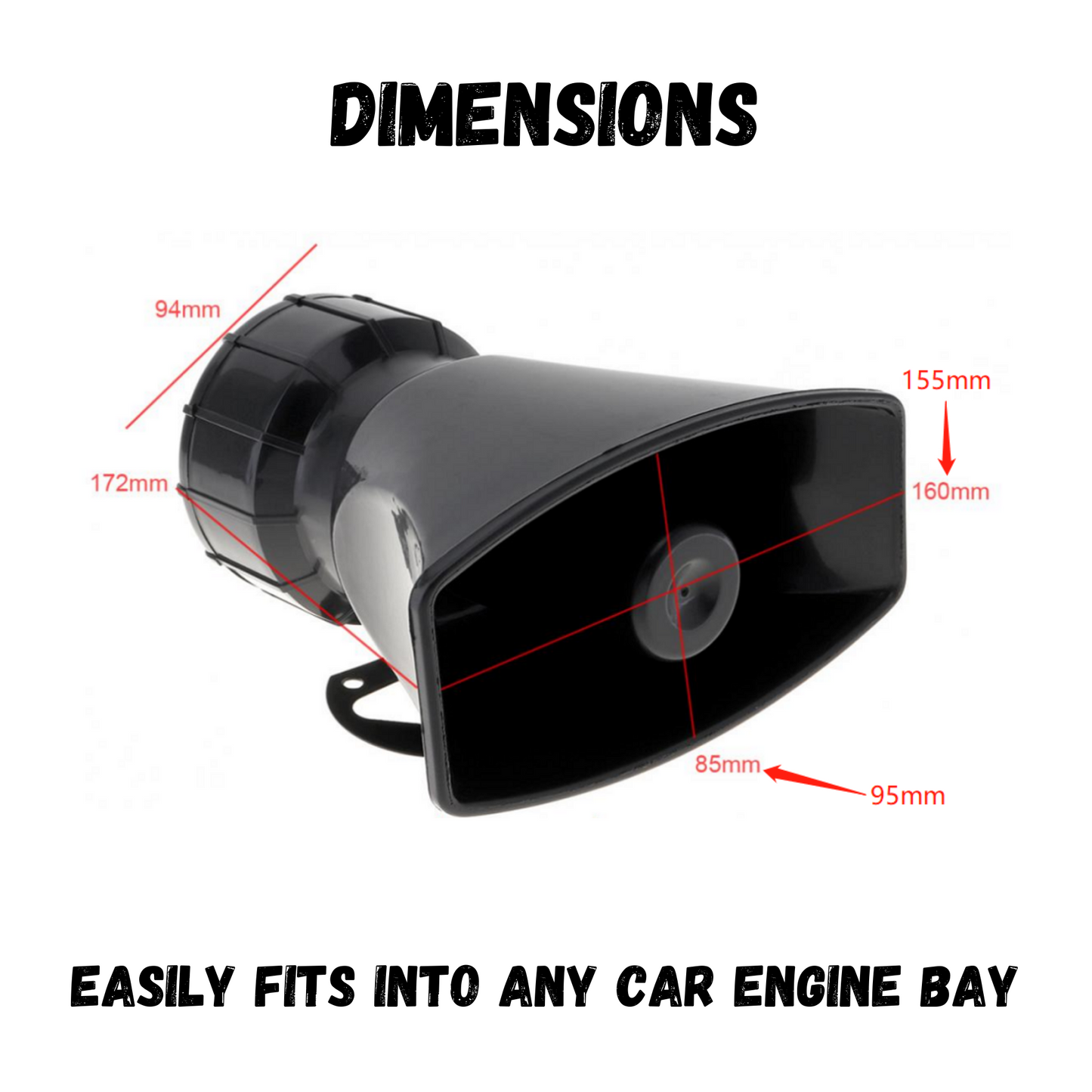 The Sonic Horn Wireless Customizable Car Horn