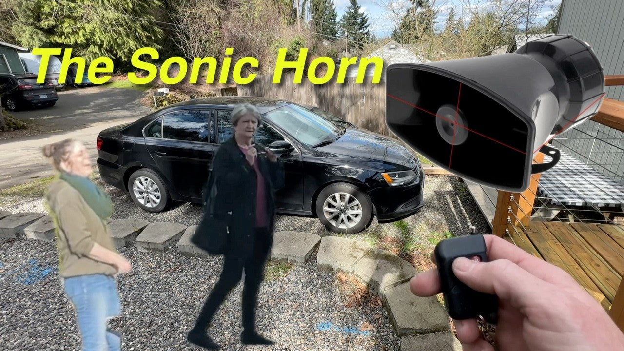 Load video: The Sonic Horn - Custom car horn - Novelty car horn