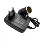 Universal 110V/ 220V AC to DC 12V Converter with Car Cigarette Lighter Adapter